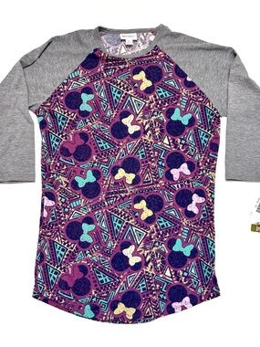 Baseball Style Disney Minnie Mouse T-shirt